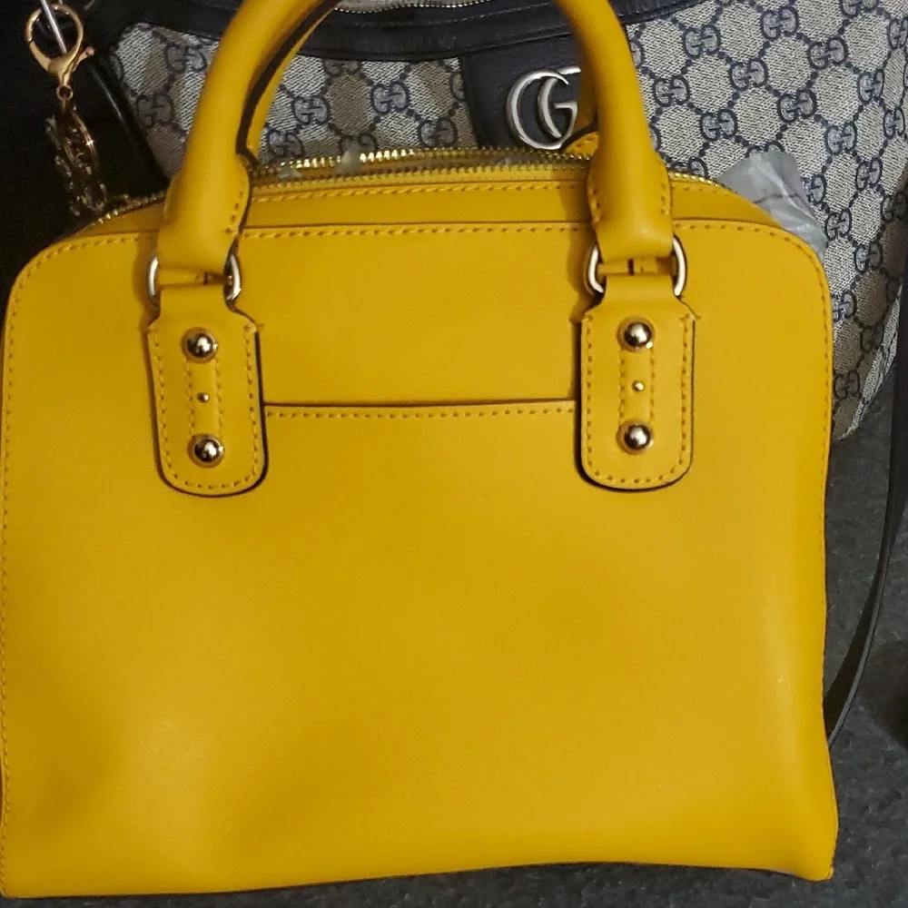 Michael Kors Mustard Yellow Satchel - Picture 3 of 10